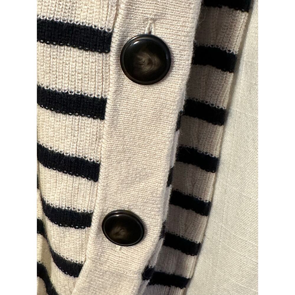 La Maille SEZANE Clement Jumper Merino Wool Striped Maternity Sweater Small - Picture 6 of 8